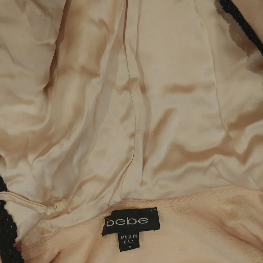 Vintage Bebe zip-up hoodie size Small - Picture 2 of 10